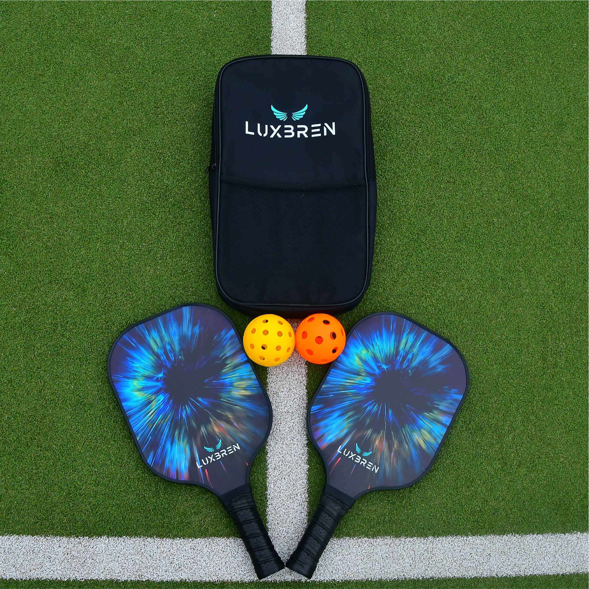 Pickleball Equipment Set Pickleball Paddles Pickleball Bag Pickleball Balls, Pickleball Court