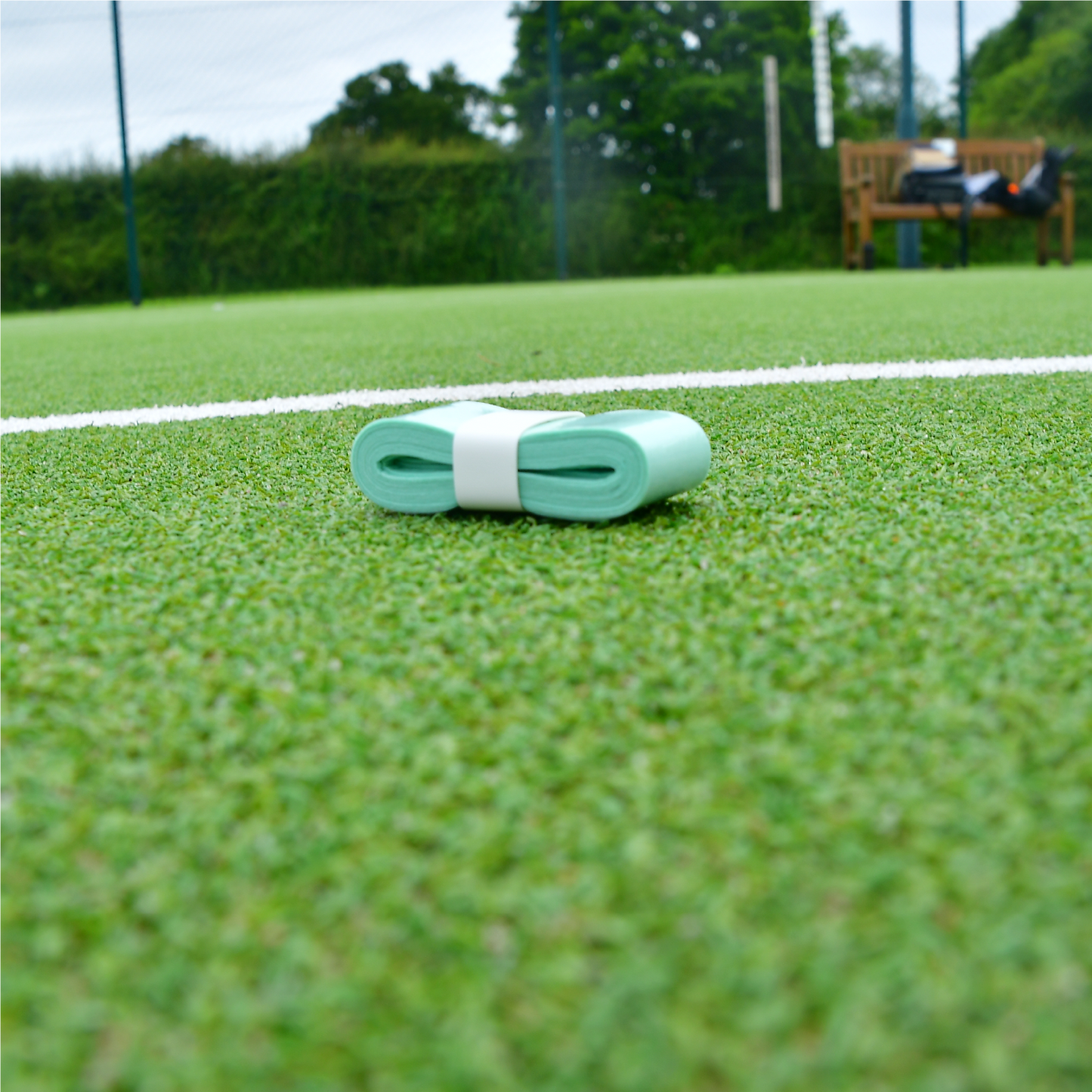 Teal Grip Tape Overgrip Racket Grip, Tennis Court