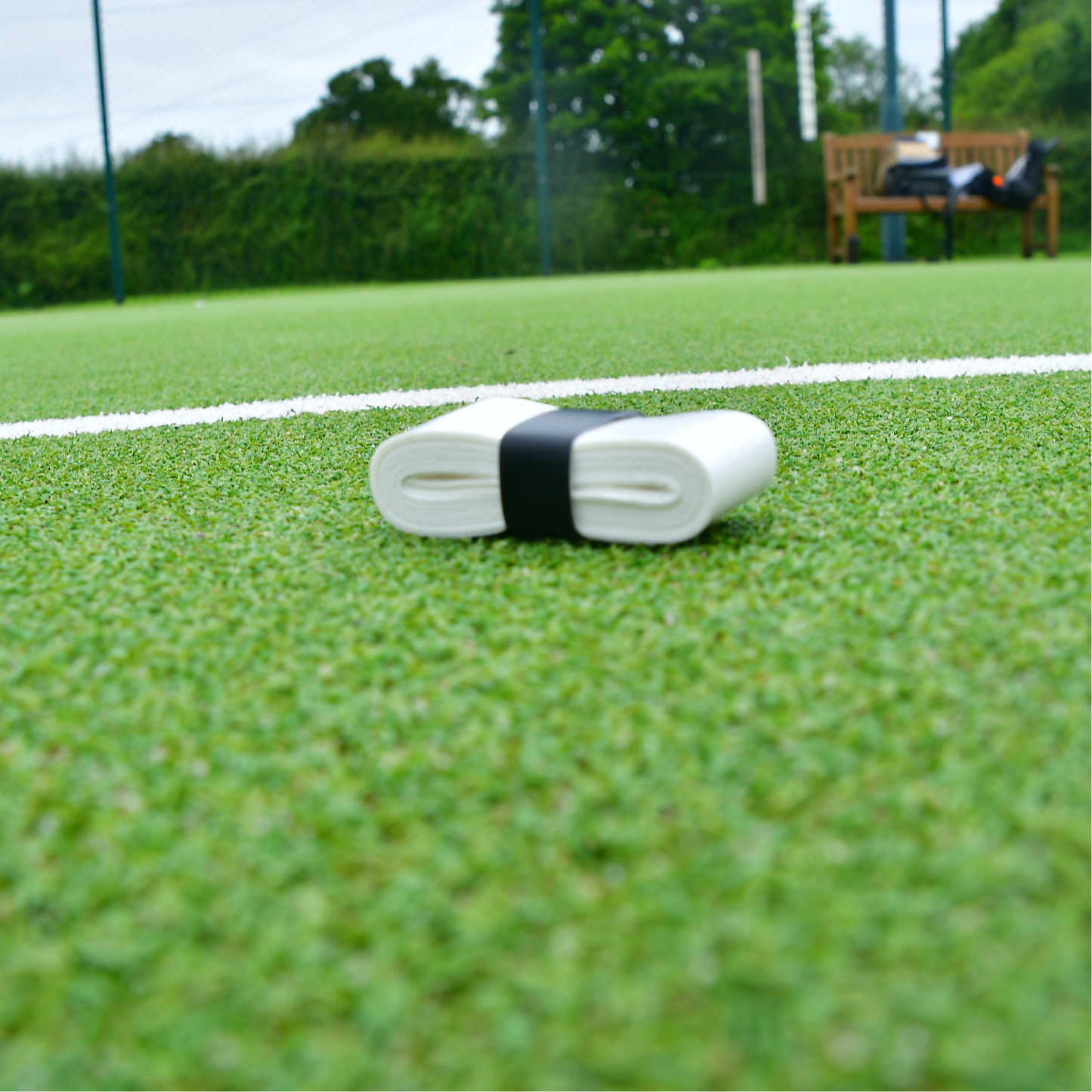 White Grip Tape Overgrip Racket Grip, Tennis Court