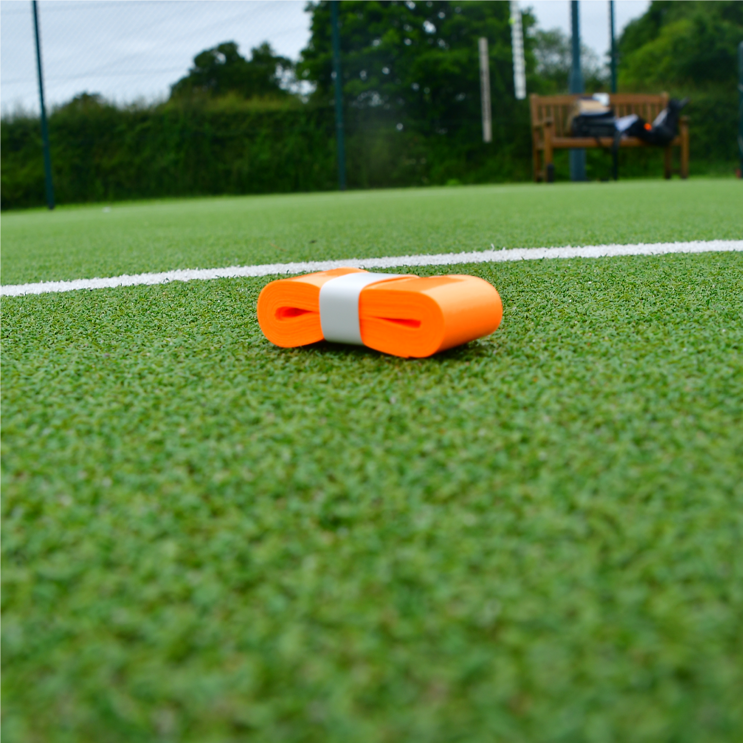 Orange Grip Tape Overgrip Racket Grip, Tennis Court
