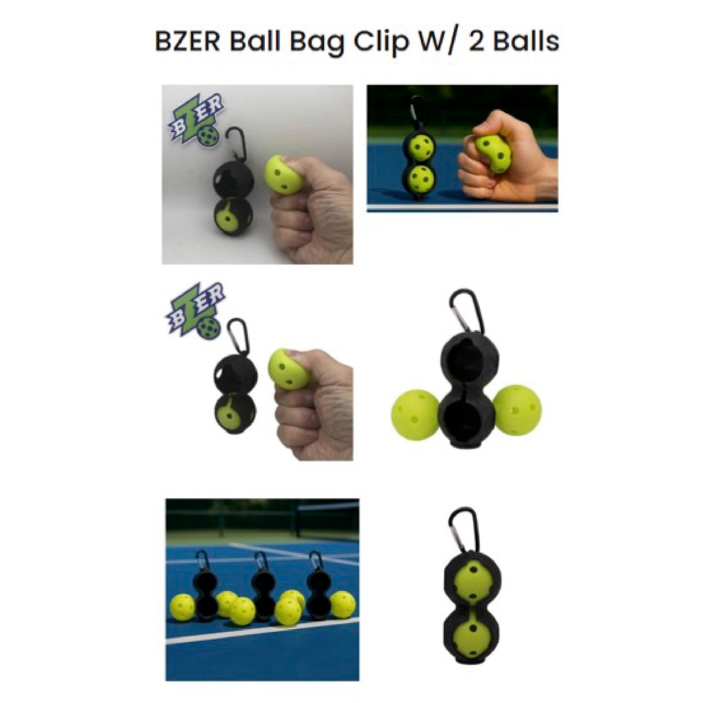 Bzer Mini Pickleballs Training Aid
